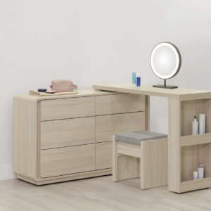 A46-08 克利奧4尺功能伸縮鏡台組 含椅 可左、右自由擺放