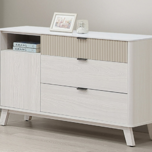 A55-08 索菲亞4尺岩板三抽收納櫃