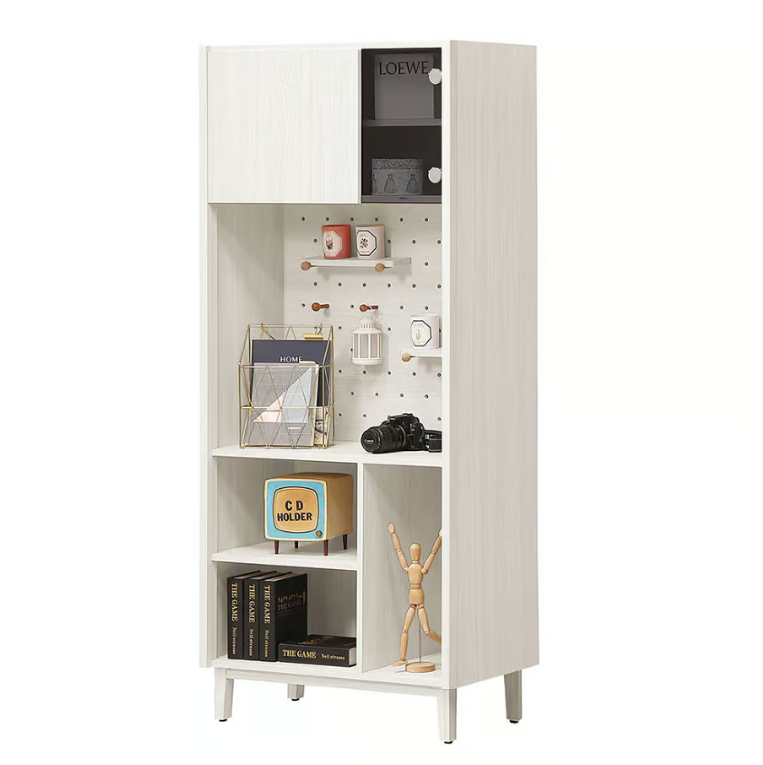 588-8 蓁妮2.7*6尺收納櫃(附1大1小活動隔板) (洞洞板附2片小隔板+4支長木棍+3支短木棍配件)