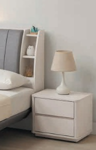 C521-5 夏沐奶油風床頭櫃