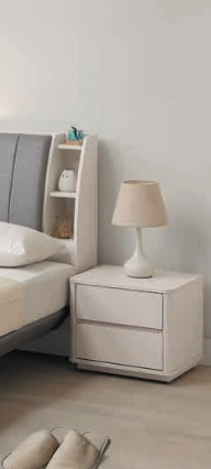 C521-5 夏沐奶油風床頭櫃