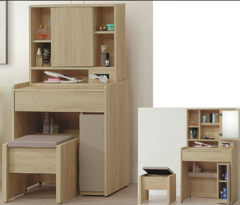 E46-9 芋香金2.6尺鏡台 含椅