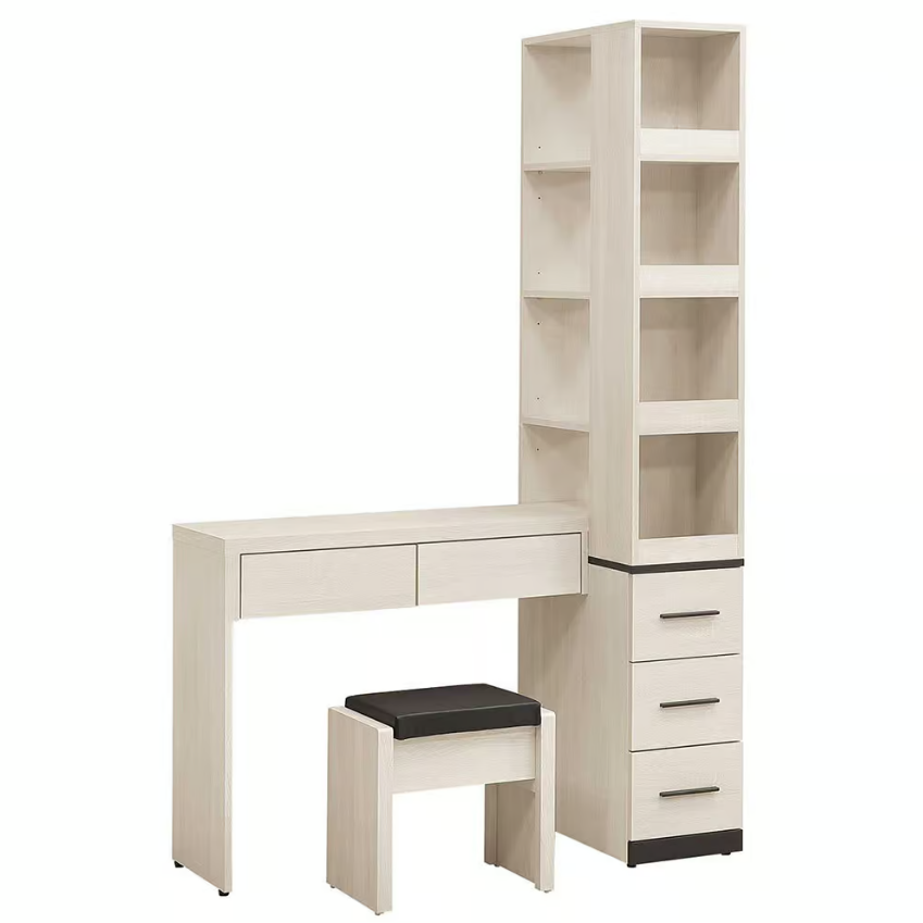 720-3 伊凡卡4尺組合書桌櫃 含椅 (書桌面尺寸：120x36cm) (不分左右方向)