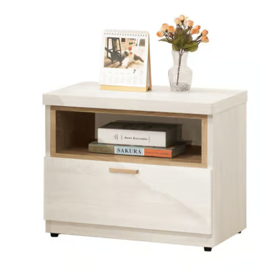 351-2 葛瑞絲單抽床頭櫃 單