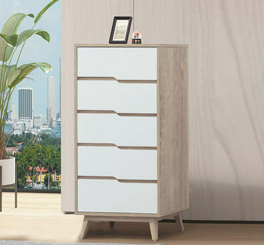 E56-8 肯詩特原橡雙色2尺五斗櫃