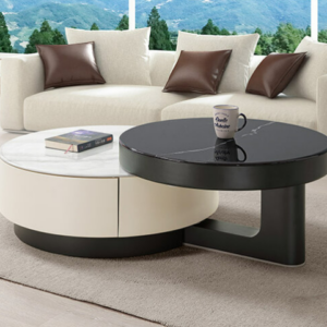 A239-01 薇歐拉石面伸縮茶几