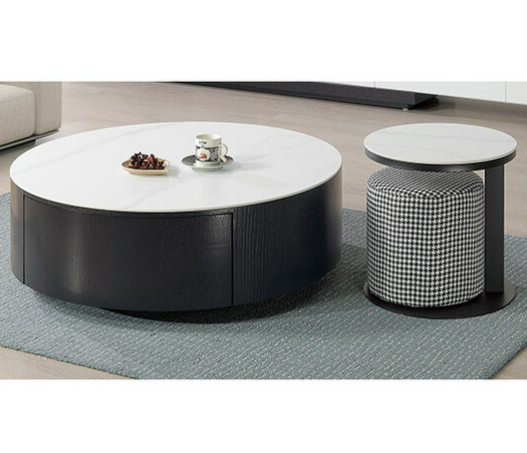 A240-03 艾頓岩板茶几組 整組販售