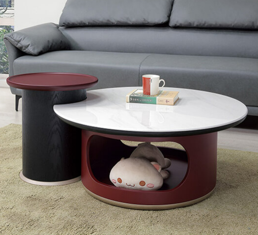 A258-01 梅莉達石面收納茶几組