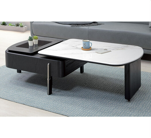 A265-01 卡斯特石面旋轉茶几