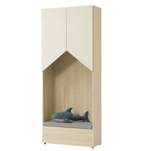 732-8 喬伊白橡木2.5*6.5尺高雙門坐櫃(附1片活動隔板)(坐墊可掀開置物)