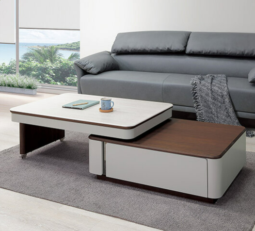 A269-01 巴斯克石面旋轉茶几