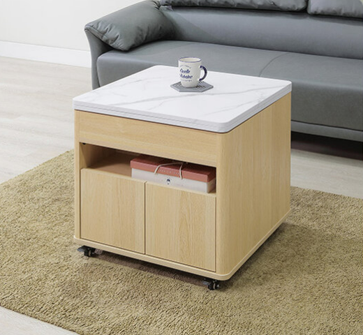 A308-01 萊特2尺無段升降移動茶几