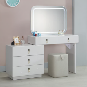 415-2 柏翠娜伸縮鏡台 含椅 (地面至桌面高度75cm） (不分左右方向)