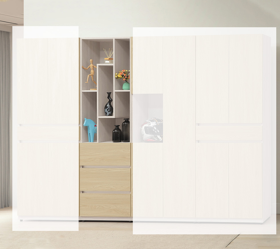 E42-5 柏妮絲2尺三抽收納櫃