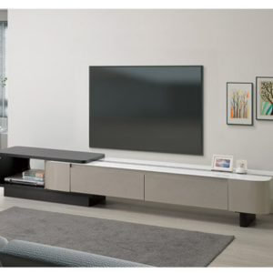 A333-01 羅柏7.3尺石面伸縮長櫃 伸縮：220~290公分