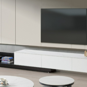 A334-02  艾頓6尺岩板伸縮長櫃寬180~330