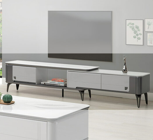 A346-02 溫格斯6.2尺石面伸縮長櫃 伸縮：188~268公分