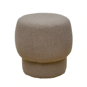 530-4 陌郁卡其色圓凳(布套不可拆洗）