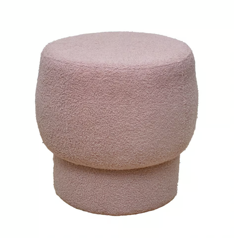 530-6 陌郁粉色圓凳(布套不可拆洗）