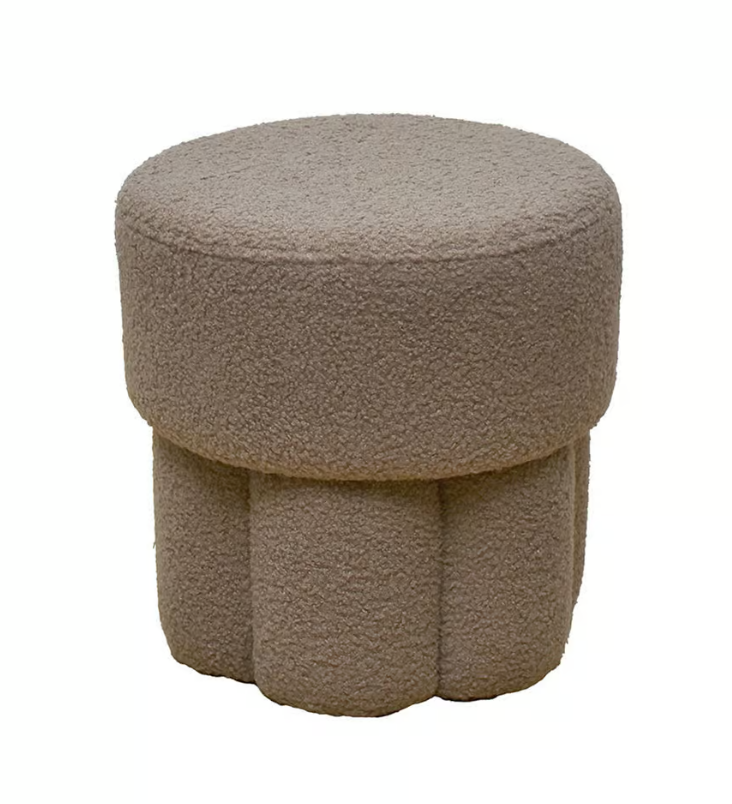 530-9 凡莫卡其色圓凳 (布套不可拆洗）