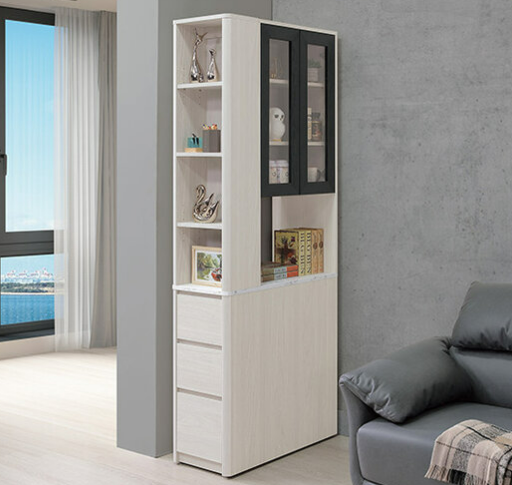 A384-01 達納2.7尺雙門角落隔間櫃