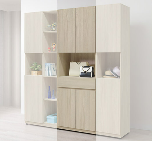 A392-03 方達2.3尺四門收納櫃