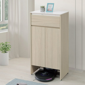 A394-05 華格納2尺岩板掃地機收納櫃⊙掃地機空間內三活動隔板可自由取下、