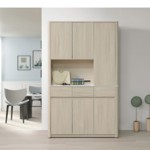 A395-03 佛雷4尺岩板收納鞋櫃組