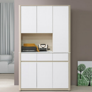 A396-03 黛娜4尺岩板收納鞋櫃組