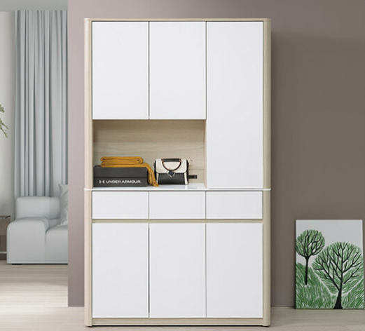 A396-03 黛娜4尺岩板收納鞋櫃組