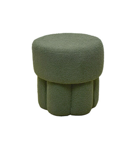 530-11 凡莫綠色圓凳⊙布套不可拆洗