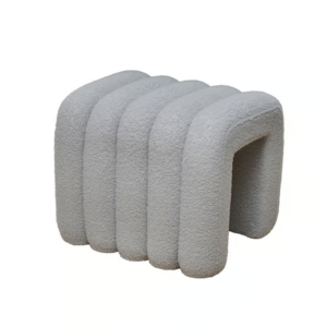 532-2 妡朗淺灰色長方凳(布套不可拆洗）