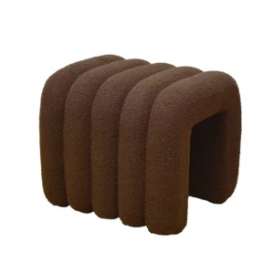 532-3 妡朗咖啡色長方凳 (布套不可拆洗）