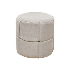 531-5 莉凡卡其色圓凳(布套不可拆洗）