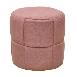 531-8 莉凡粉色圓凳(布套不可拆洗）