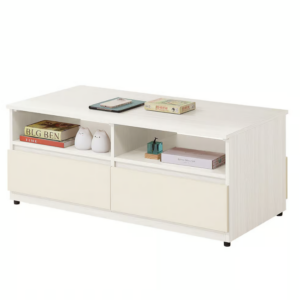 544-3 燕麥4尺四抽木面大茶几 (兩面雙抽皆可開)