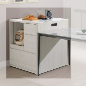 A413-01 達納2.7*2.7尺岩板餐邊櫃