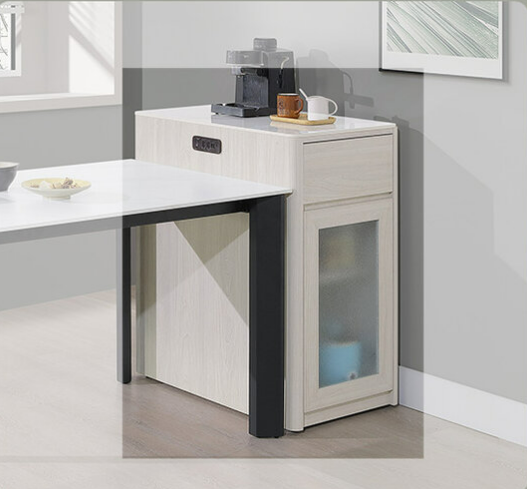 A413-02 達納1.5*2.7尺岩板桌邊櫃