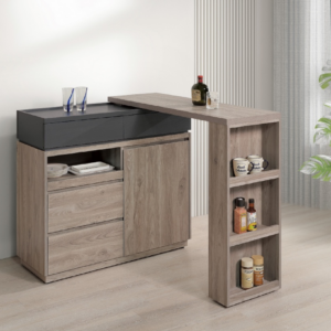 A420-01 華沙4尺伸縮餐櫃桌組