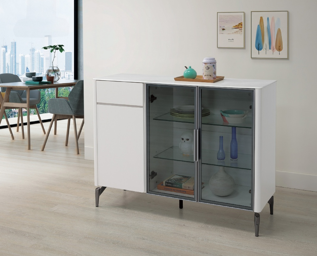 A431-03 特麗莎4尺石面收納櫃