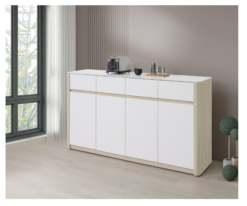 A441-02 黛娜5.3尺岩板收納櫃下座