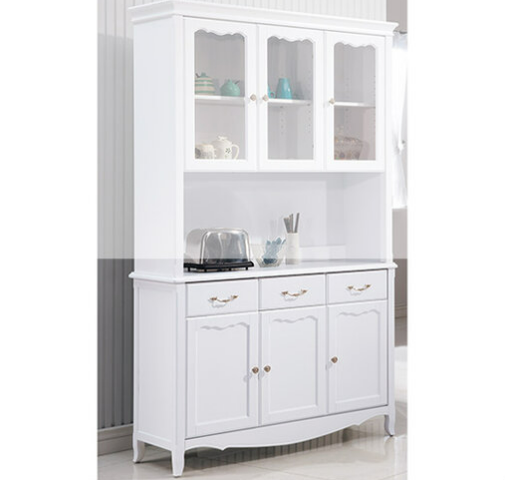 A456-04艾莉歐風4尺餐櫃下座