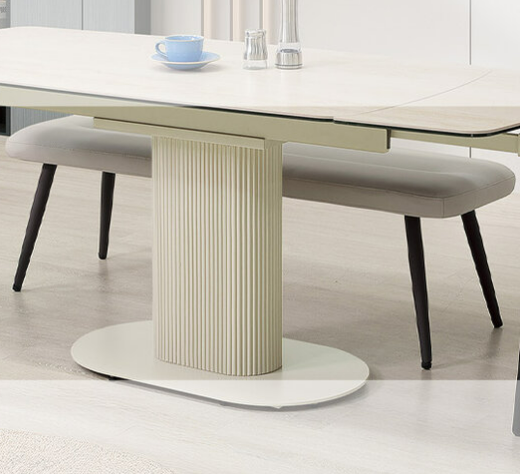 A480-03 丹佐長凳 9號米白