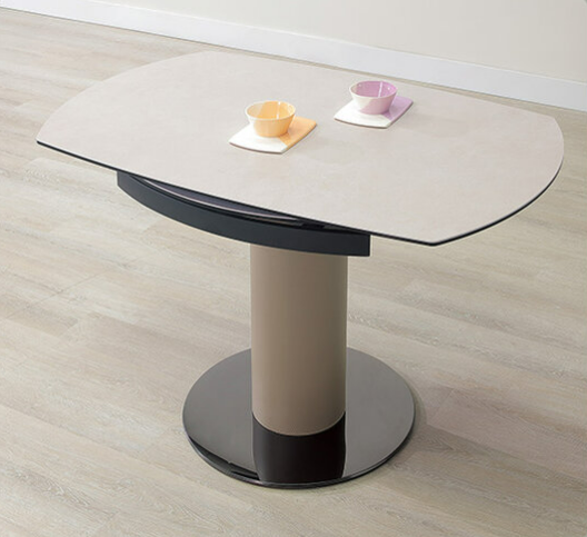 A481-04 洛芙亞4尺複合陶板伸縮圓餐桌