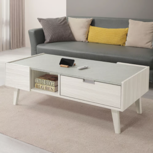 551-4 黛拉4尺二門二抽大茶几 (兩面單抽單門皆可開)