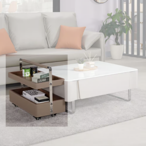 559-5 馬索克2尺馬鞍皮小茶几