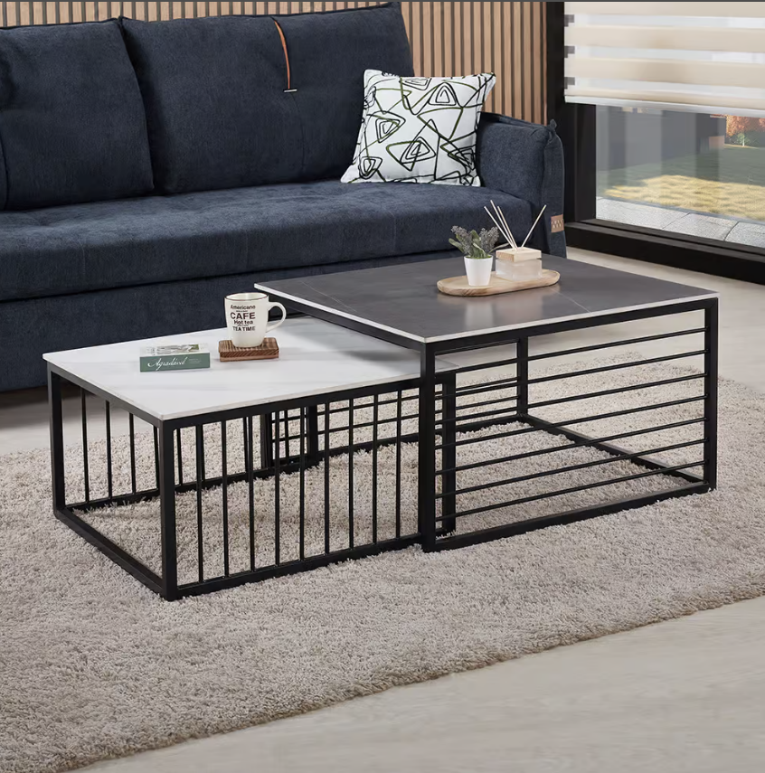 568-5 迪米雙岩板組合方几 全組(恕不拆賣)