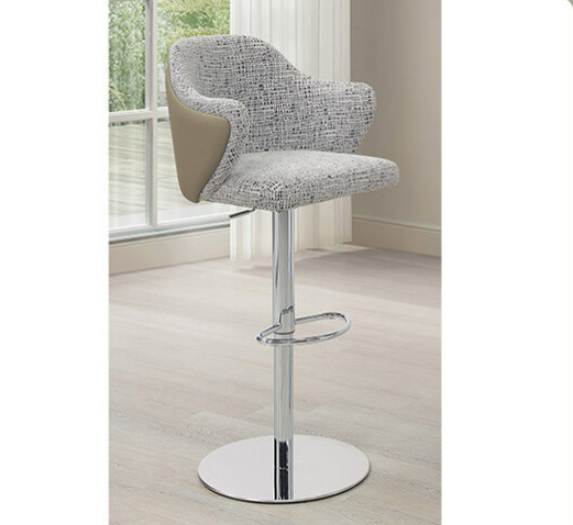 A543-01 歷力克升降吧椅 淺灰 座高：56~82公分