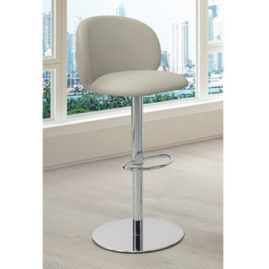 A543-03 尼斯升降吧椅 米白座高：55~80公分