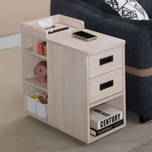 578-6 卡亞白梧桐色功能邊几